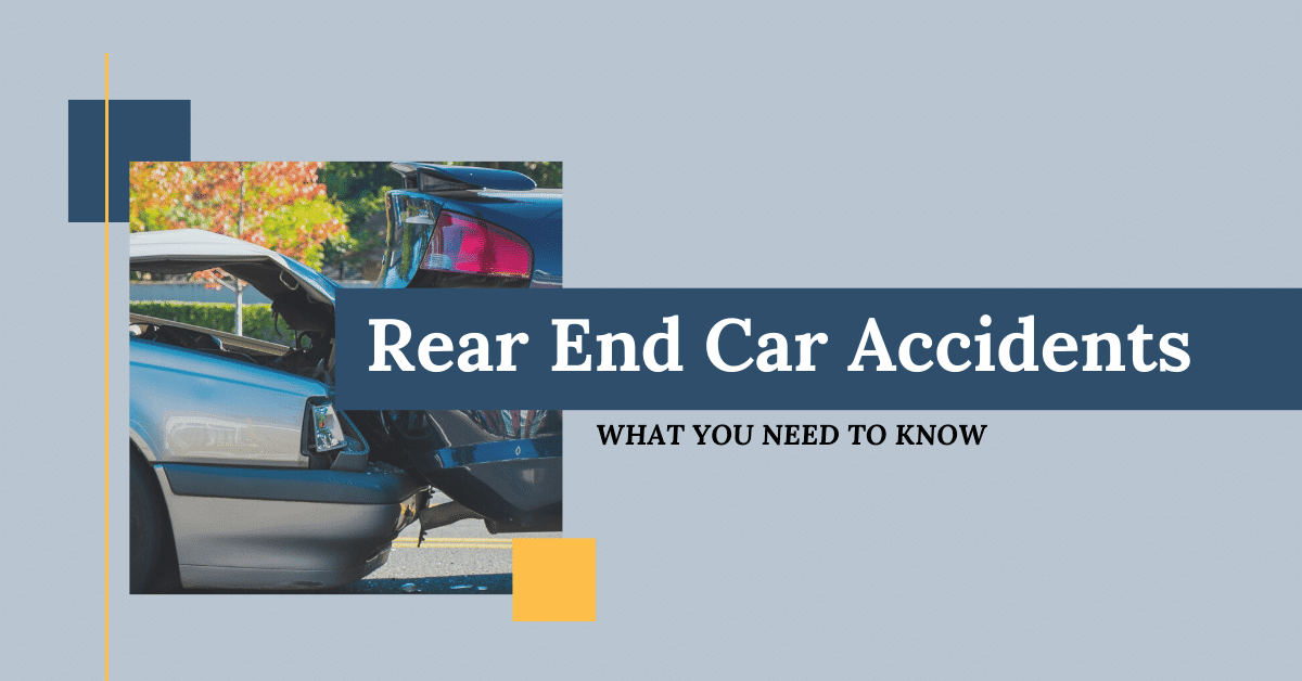 rear ended car accident injuries