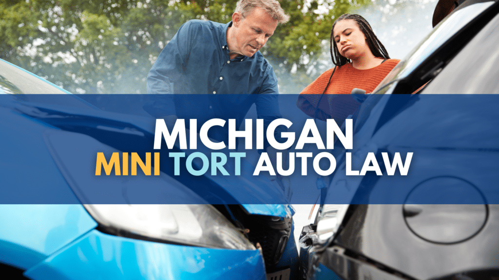 Michigan Mini Tort Auto Law Michigan Auto Law