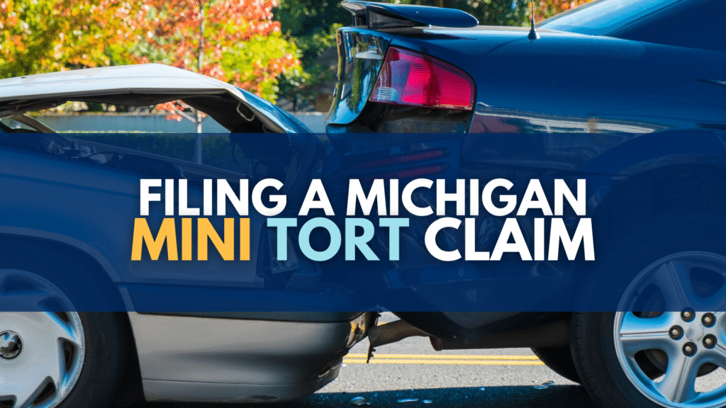 How To File A Mini Tort Claim in Michigan 5 Steps Michigan Auto Law