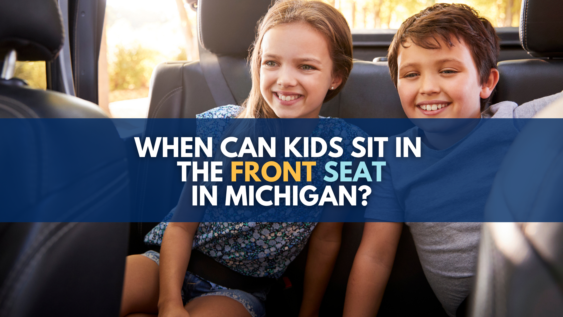 When Can Kids Sit in the Front Seat?
